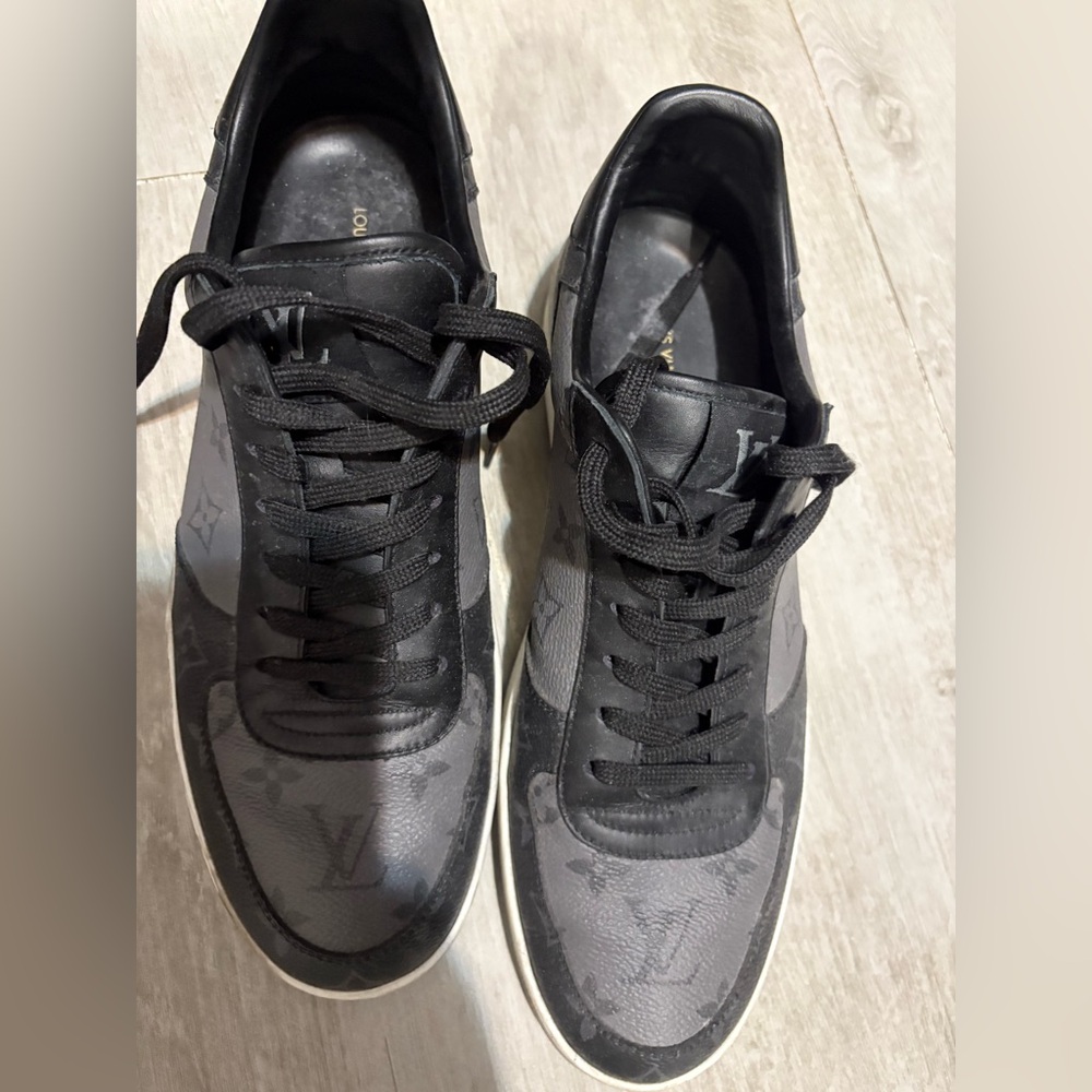 Louis Vuitton Black and Gray Men's Sneakers